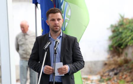 Otvoritev hodnika in kolesarske steze Cerknica  Dolenje Jezero 15 FOTO LJUBO VUKELIČ